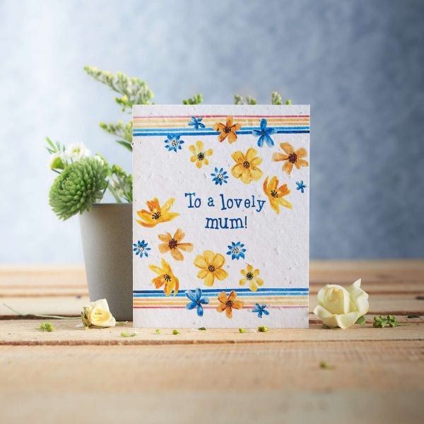 Lovely Mum Seed Card Paper Tiger