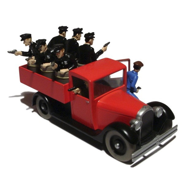 Tintin Red Police Truck