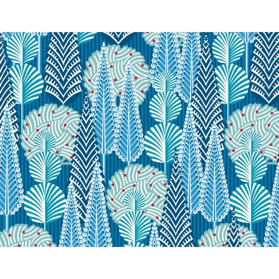 Blue Christmas Trees Sheet Wrap