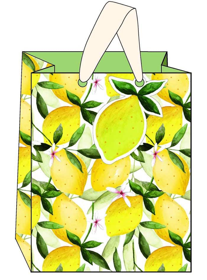 Lemons Medium Gift Bag
