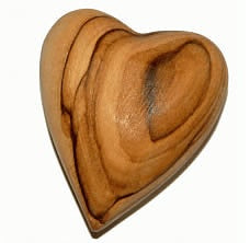 Olive Wood Heart Assorted