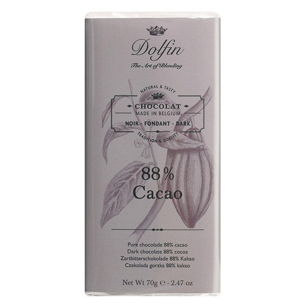 Dolfin 88% Extra Dark Chocolate Bar