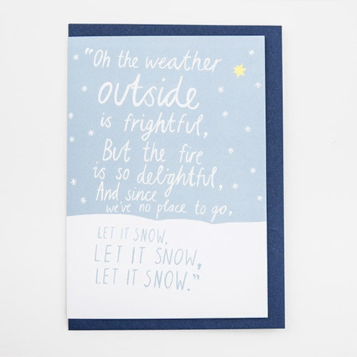 Let it Snow Card