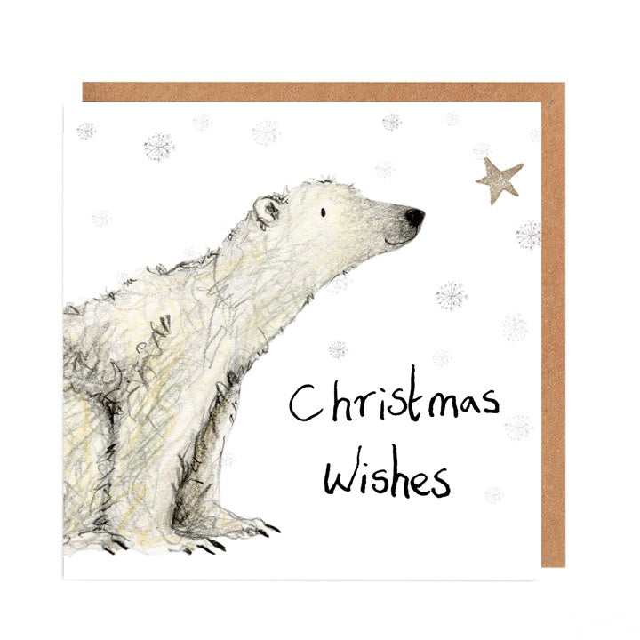 Pack of 5 'Paddy' Polar Bear Charity Christmas Cards
