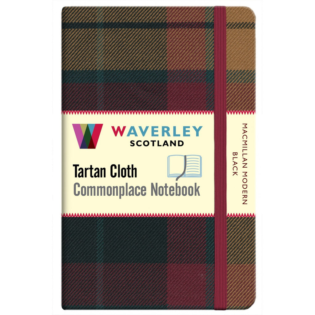 Tartan Cloth Notebook - MacMillan Modern Black
