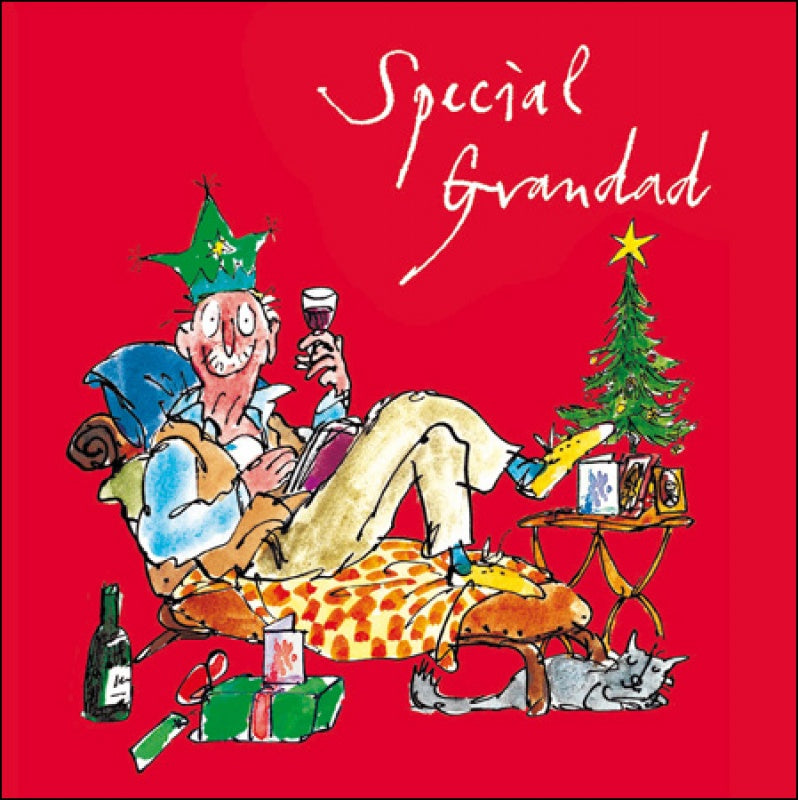 Quentin Blake Special Grandad Christmas Card