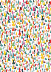 Bright Trees Sheet Wrap