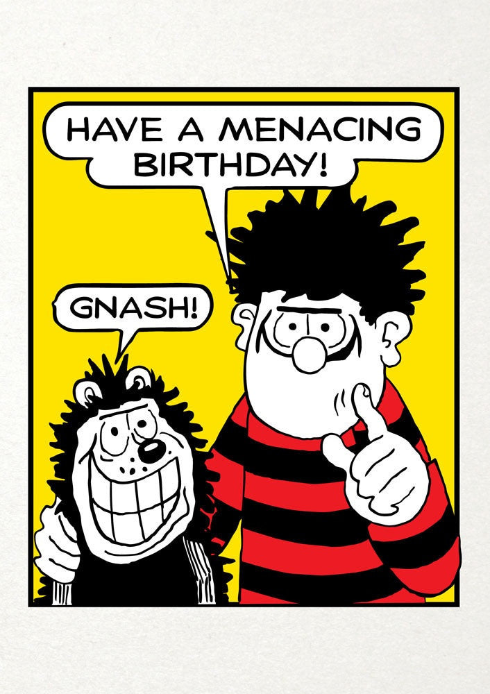 Have a Menacing Birthday Dennis the Menace Birthday Card