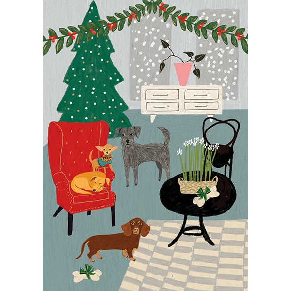 Fireside Dogs Card Pack