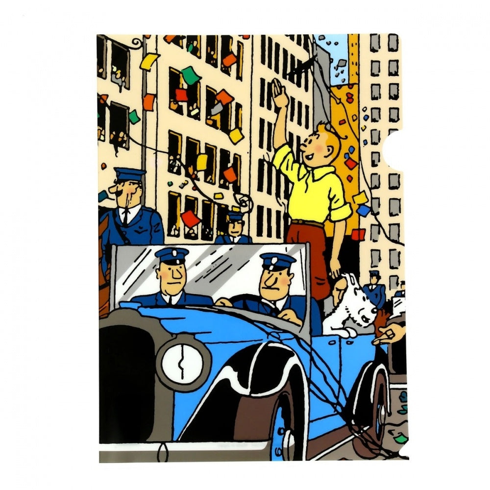 Tintin in New York A4 Plastic Sleeve