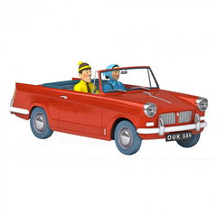 Tintin 1/24th Scale Red Triumph From The Black Island