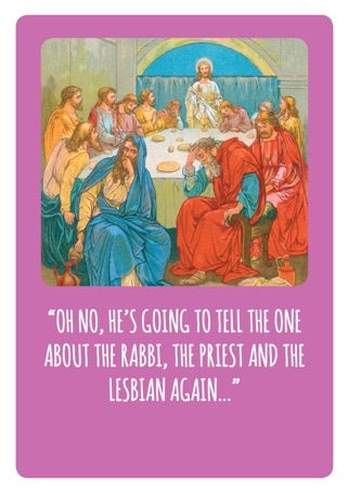 The One About Bible Stories Card