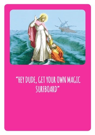 Magic Surfboard Bible Stories Card