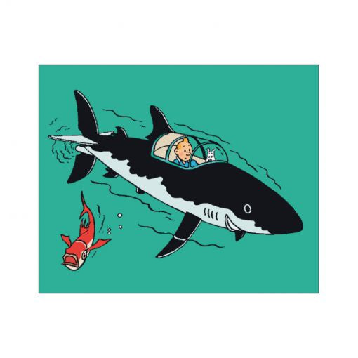 Tintin Shark Throw