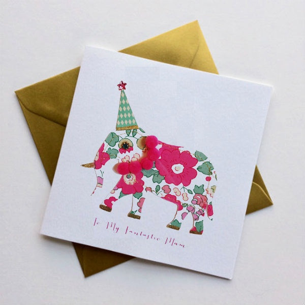 To My Fantastic Mum Elephant Card