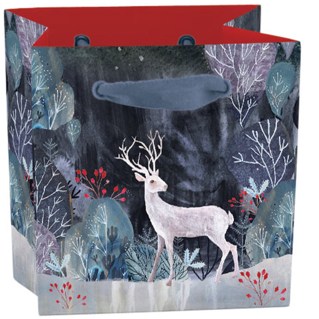 Silver Stag Mini Gift Bag