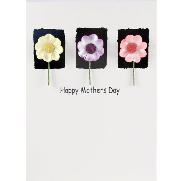 Happy Mother's Day 3 Daisies Assorted Card