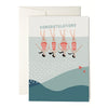Synchronised Swimming Congratulations Card