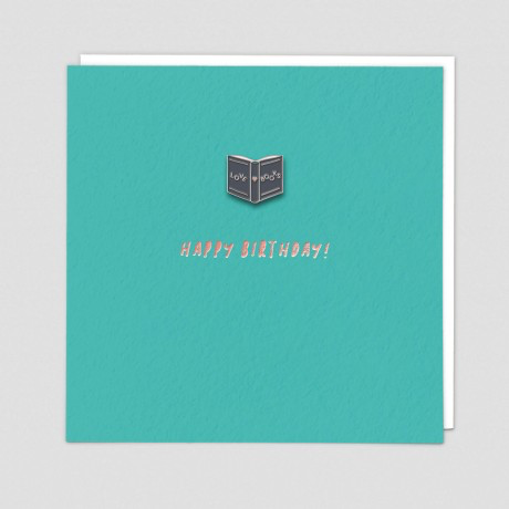 Book Pin Badge Card