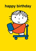 Dick Bruna Happy Birthday Scooter Card