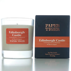 Paper Tiger Edinburgh Castle Lemongrass, Cardamom & Black Pepper Large Candle