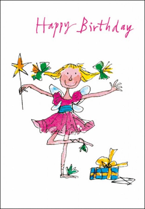 Pretty Ballerina Quentin Blake Birthday Card