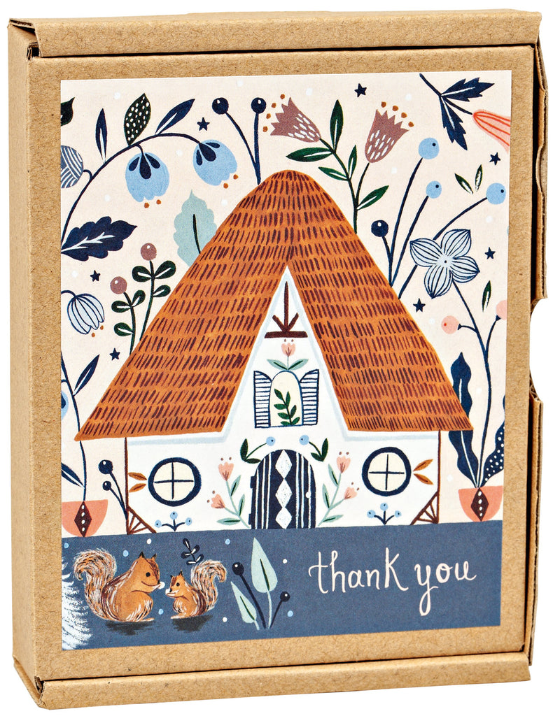 Cozy Cabin Thank You Card Pack
