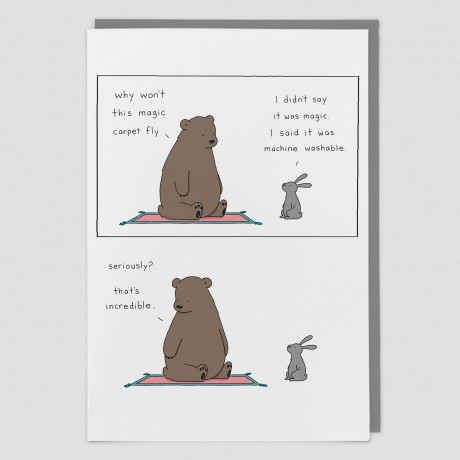 Magic Carpet Liz Climo Card