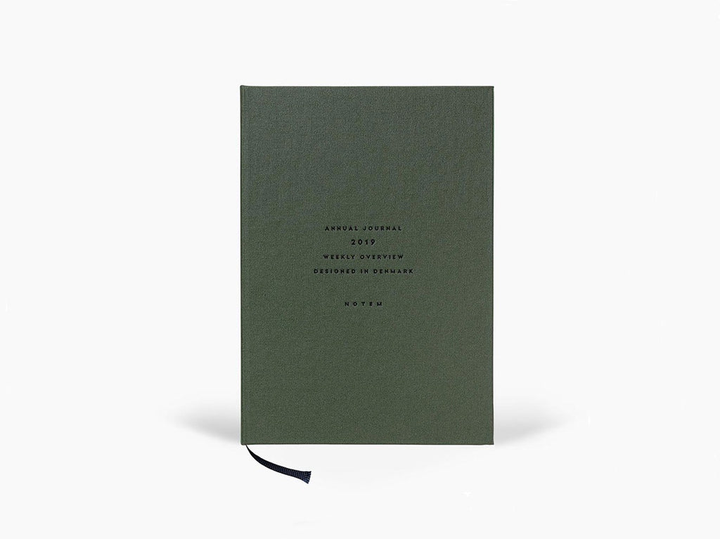 Alva Annual Journal 2020 A5 Dark Green by Notem