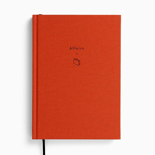 Affairs Orange Notebook