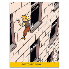 Tintin Postcards Book Covers