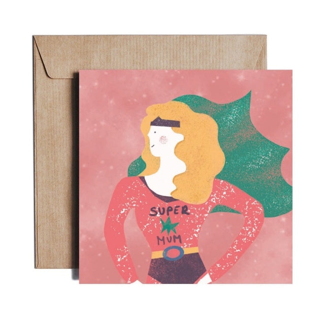 Super Mum Hero Card