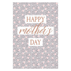 Mother's Day Pink Hearts Card