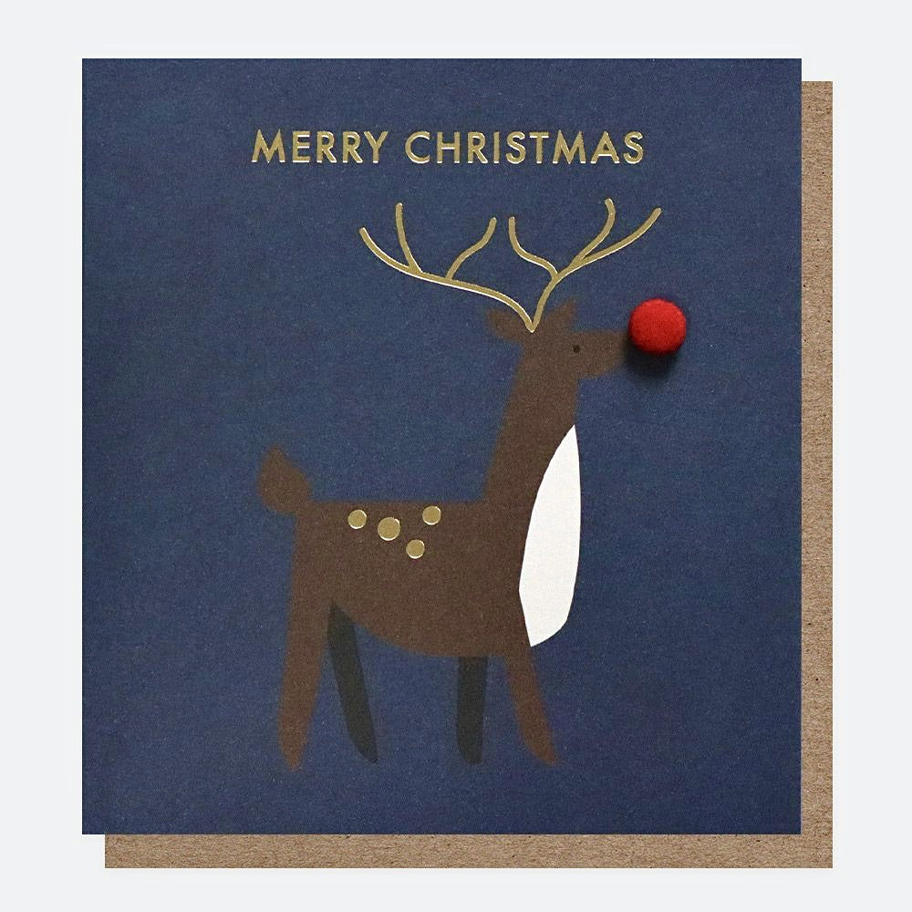 Mini Pom Merry Christmas Deer