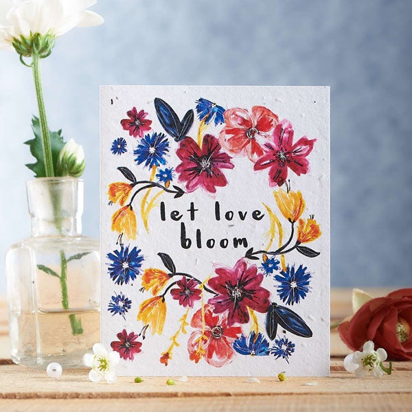 Let Love Bloom Seed Card