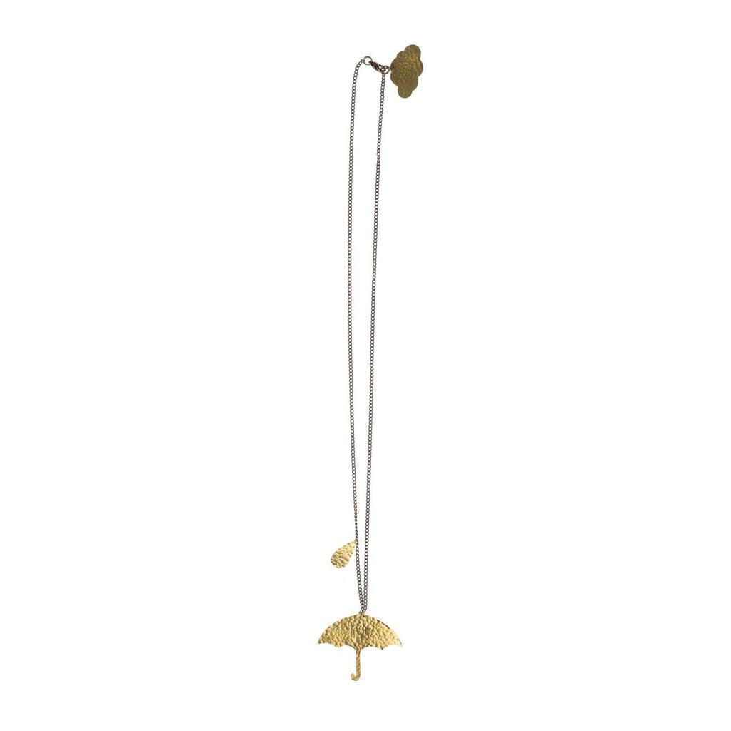 April Showers Umbrella Necklace by Just Trade