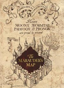 Marauder’s Map Harry Potter Card