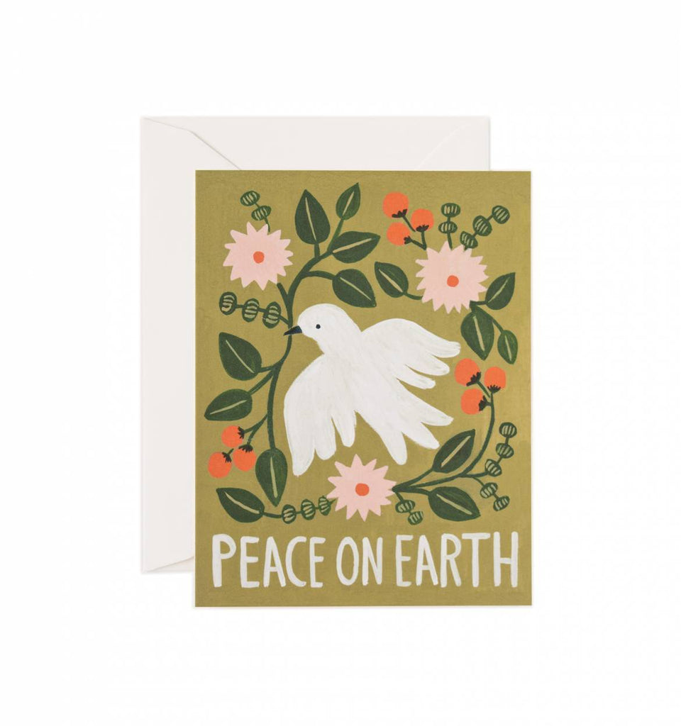 Peace on Earth Dove Card