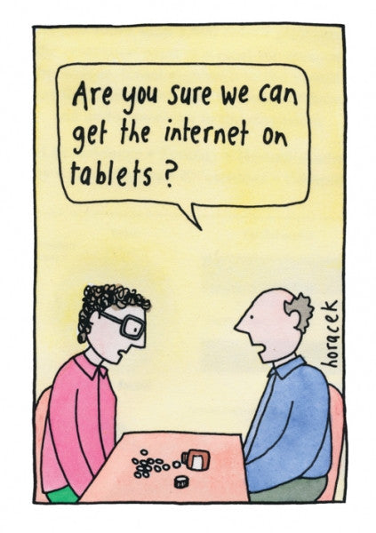 The Internet On Tablets Card