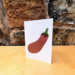Aubergine Print Card