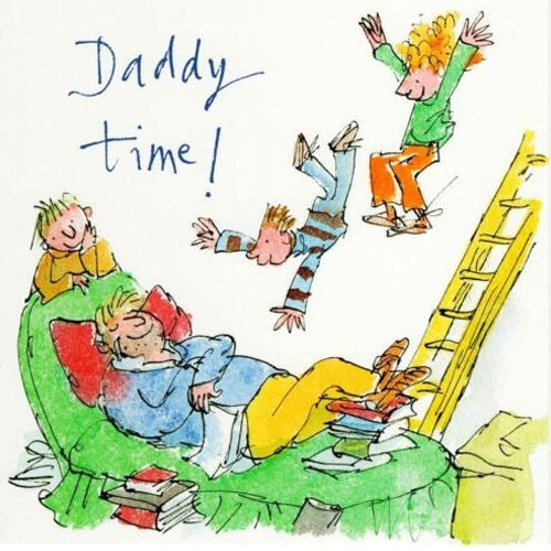 Daddy Time Father’s Day Card White