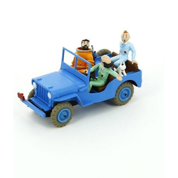 Tintin Blue Jeep
