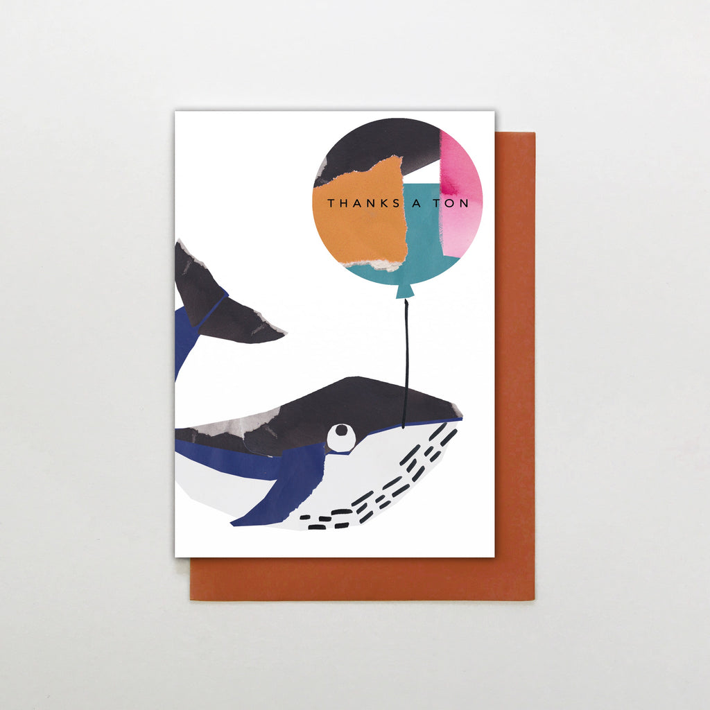 Thanks A Ton Whale Card