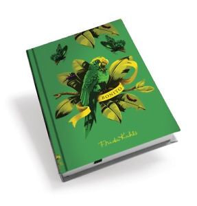Frida Kahlo Green Parrot A6 Notebook