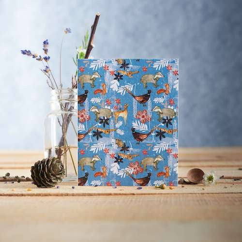 Wildlife Pattern Seed Card