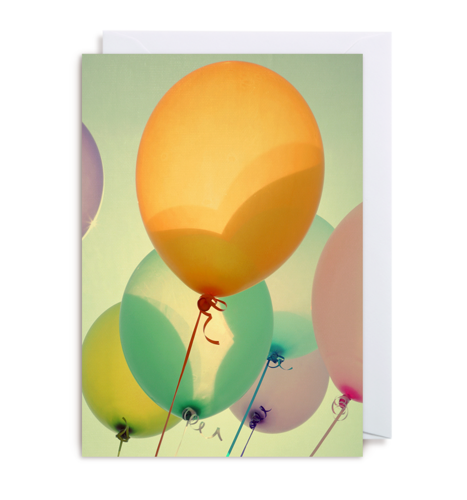 Optimism Balloons Card
