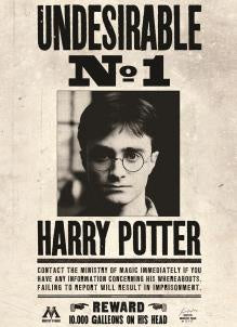 Undesirable No1 Harry Potter Card