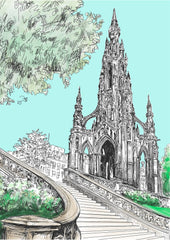 Scott Monument Card