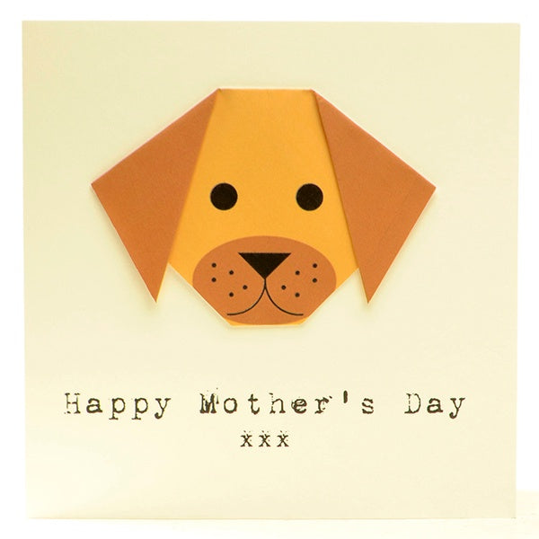 Mothers Day Card- Tan Dog