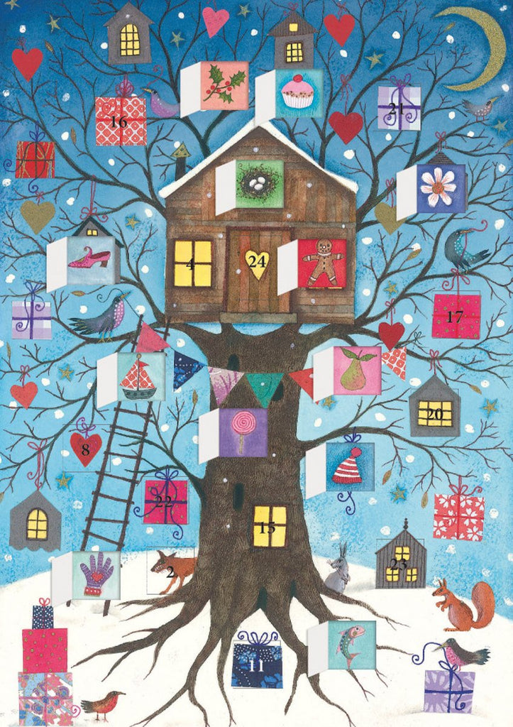 Tree House Advent Card